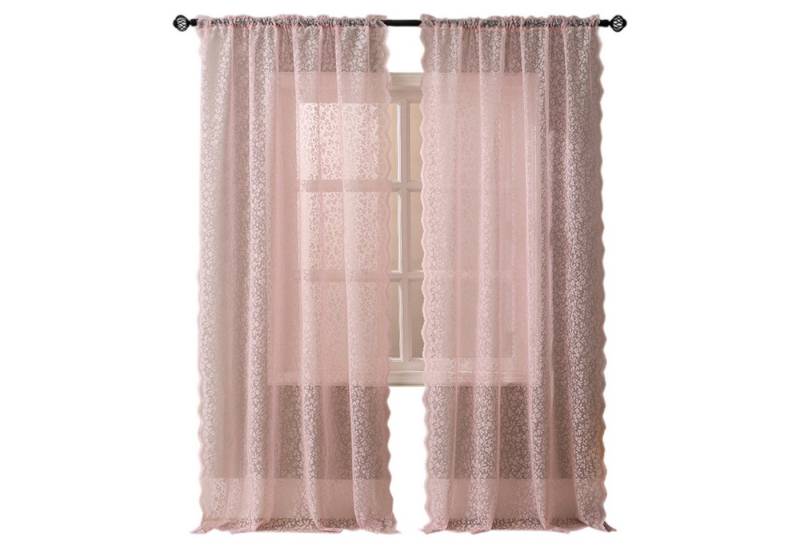 Refttenw Vorhang Rustikale florale Spitzen-Vorhänge,Durchscheinende Vorhänge Refttenw Vorhang Rustikale florale Spitzen-Vorhänge,Durchscheinende Vorhänge von Refttenw