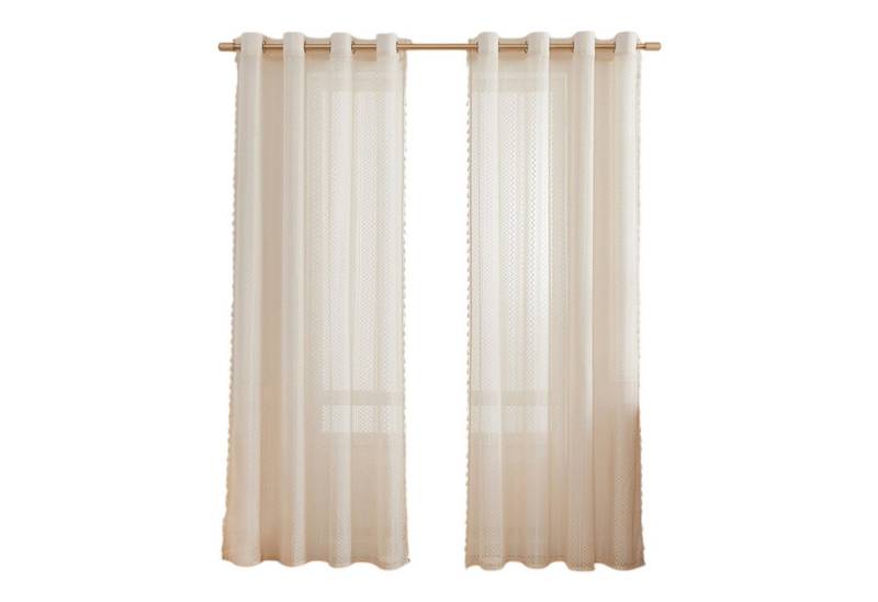 Refttenw Vorhang Spitzenvorhänge,Vorhang Gardinen,Quastendesign,2 Stück Refttenw Vorhang Spitzenvorhänge,Vorhang Gardinen,Quastendesign,2 Stück von Refttenw