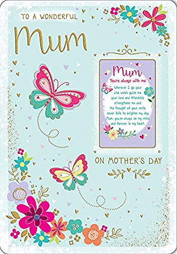 Sentiment Muttertagskarte „Mum“ – 22,9 x 15,2 cm – Regal Publishing von Regal Publishing