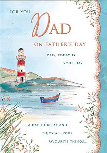 Vatertagskarte „Dad“ – 25,4 x 17,8 cm – Regal Publishing von Regal Publishing