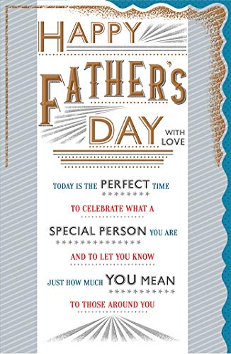 Vatertagskarte zum Vatertag – 30,5 x 20,3 cm – Regal Publishing von Regal Publishing