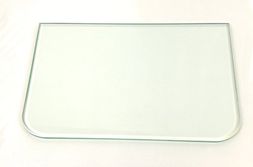 Regale4You Glasboden 8 mm stark/abgerundete Ecken, 6 Größen, Klarglas 30x20 cm / 1 Glasscheibe von Regale4You