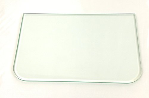 Regale4You Glasboden 8 mm stark/abgerundete Ecken, 6 Größen, Klarglas 30x20 cm / 2 Glasscheiben von Regale4You