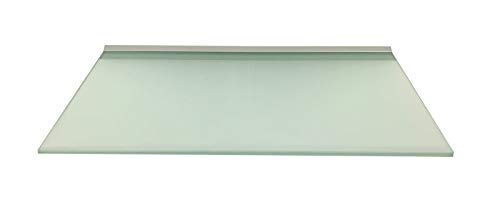 Regale4You Glasregal 50x30 cm /8mm satiniertes Glas Wandprofil LINO8 Alu Silber / 1 Glasablage von Regale4You