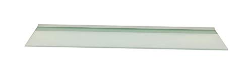 Regale4You Glasregal 80x15 cm /8mm satiniertes Glas Wandprofil LINO8 Alu Silber / 1 Glasablage von Regale4You