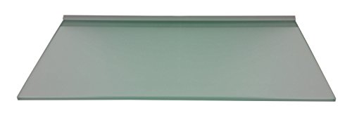 Regale4You Glasregal: 60x30 cm satiniertes Glas 10 mm mit Profil LINO10 komplett mit Befestigung / 2 Wandregale von Regale4You