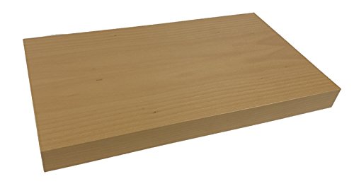 Regale4You Jumbo Wandboard 45 cm Buche/Echtholzfurnier/Verdeckte Aufhängung / 3 Boards von Regale4You