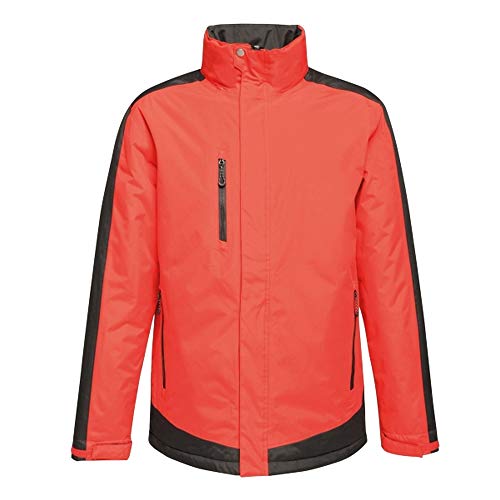 Regatta TRA312 51P96 Professionelle Kontrastjacke, wasserdicht und atmungsaktiv, isoliert, klassenrot/schwarz, Größe 4XL von Regatta