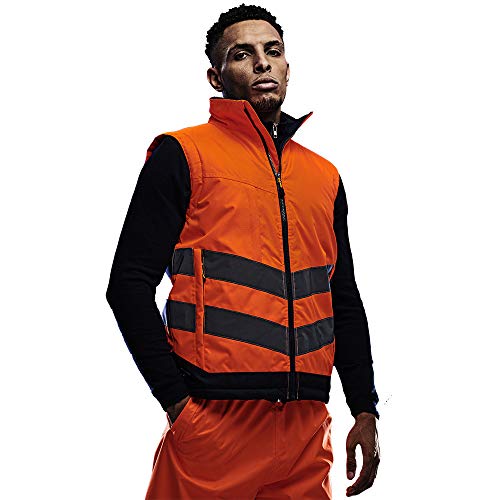 Regatta TRA840 5LV80 Professionelle, warme Warnschutzweste, Orange/Marineblau, Größe XL von Regatta