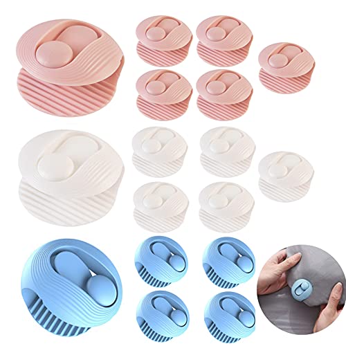 Regerly Bettdeckenbezug Clips, 18 Stücke Bettdeckenhalter Clips Nadelfreie Bettbezugclips Steppdeckenhalter Bett Decken Clips Verhindern Bunching Verschiebung Bettdecke von Regerly