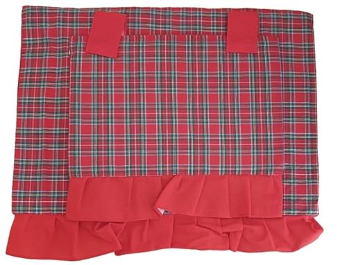 Reggente Tartant Lurex Tischdecke/Tischdecke/Tischläufer, Backofenabdeckung, Herdabdeckungen, Stuhlhussen (Ofenüberzug-Set) von Reggente