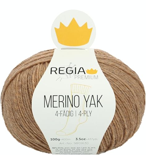 Schachenmayr Regia Premium Merino Yak, 100G puder Handstrickgarne von Regia