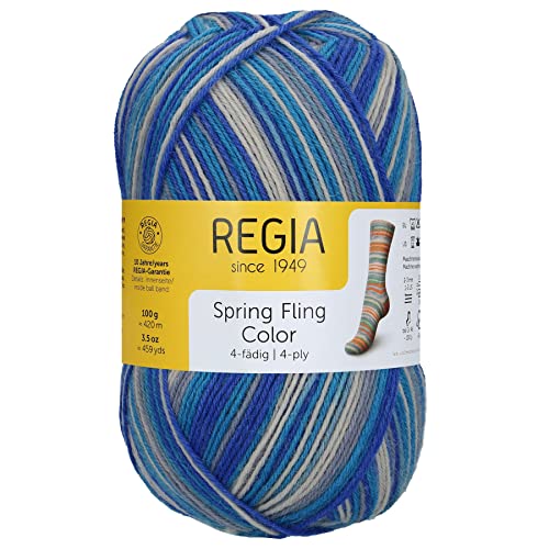 Regia 4-Fach Spring Fling Color 3817 - Blue Bells Color von Regia