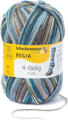 Schachenmayr Regia 4-Fädig Color, 100G sea wead Handstrickgarne von Regia