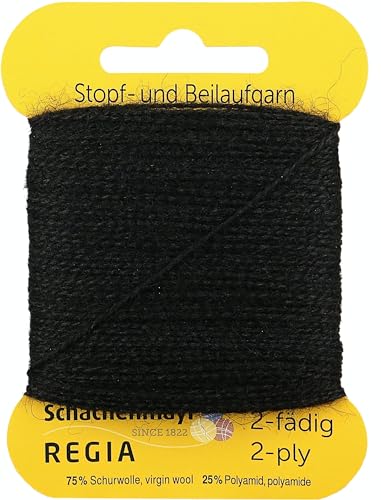 Schachenmayr Regia 2-Fädig Uni, 5G schwarz Handstrickgarne von Regia