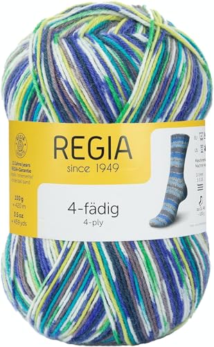 REGIA 4-fädig Color 9801269-07205 pfau Handstrickgarn, Sockengarn, 100g Knäuel REGIA 4-fädig Color 9801269-07205 pfau Handstrickgarn, Sockengarn, 100g Knäuel von Regia