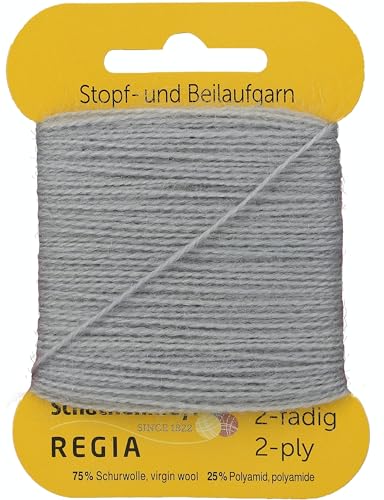 Schachenmayr REGIA 2-fädig Uni, 5g, 9801278-01968, Farbe: Hellgrau, 5g, Handstrickgarne von Regia
