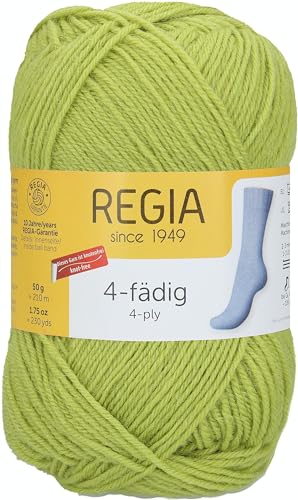 Schachenmayr Regia 4-Fädig Uni, 50G limette Handstrickgarne von Regia