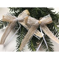 10 Weihnachtsschleifen Christbaumschleifen Tannenbaumschleifen Adventskranzschleifen Geschenkschleifen Weihnachten - Art.nr. 054 10 Weihnachtsschleifen Christbaumschleifen Tannenbaumschleifen Adventskranzschleifen Geschenkschleifen Weihnachten - Art.nr. 054 von ReginasSchleifen