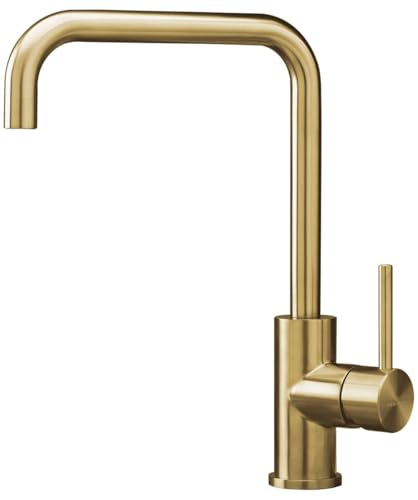 Reginox Armatur R38970 CRYSTAL GOLD II mit Festauslauf, Edelstahl PVD-Beschichtung in neuer PVD Farbe 2025 / Einhebelmischer Reginox Armatur R38970 CRYSTAL GOLD II mit Festauslauf, Edelstahl PVD-Beschichtung in neuer PVD Farbe 2025 / Einhebelmischer von Reginox