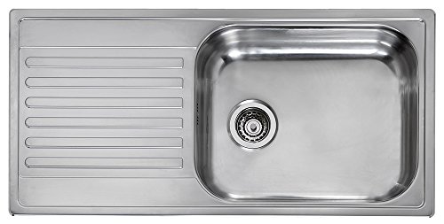Reginox MINISTER 10 top-mount Kitchen Sink Rectangular – Kitchen Sinks (top-mount Kitchen Sink, Rectangular, Stainless Steel, 1 Bowling, Rectangular, 520 x 420 mm) von Reginox