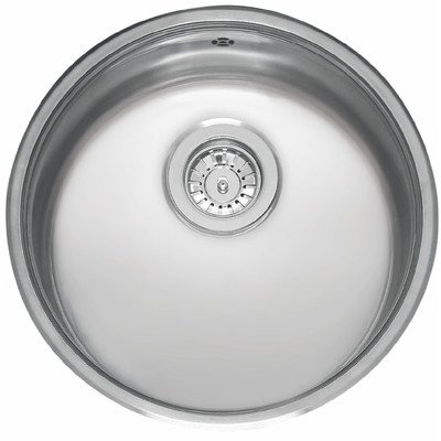 Reginox R18 390 COMFORT Rundbecken-Edelstahlspüle Auflagespüle - Ausschnittmaß Platte (Ø): 420 mm/Spüle Edelstahl von Reginox