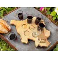 Saarland Schnapsbrett - Holzbrett Mit 6 Schnapsgläsern Inklusive Perfektes Geschenk Für Saarland-Fans Schnapsidee Saarland Schnapsbrett - Holzbrett Mit 6 Schnapsgläsern Inklusive Perfektes Geschenk Für Saarland-Fans Schnapsidee von RegioBrett