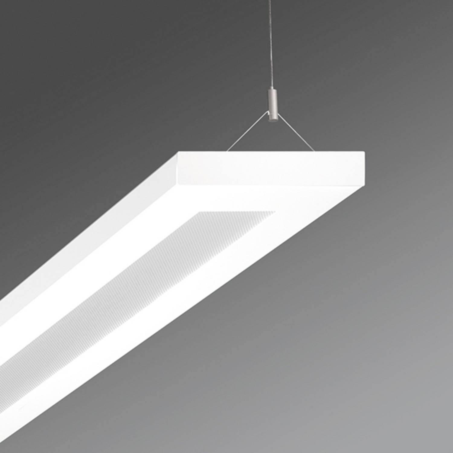 Regiolux Büro Pendellampe Stail Mikroprisma 52 W Weiß Pendelleuchte Leuchte Spot B-Ware Regiolux Büro Pendellampe Stail Mikroprisma 52 W Weiß Pendelleuchte Leuchte Spot B-Ware von Regiolux