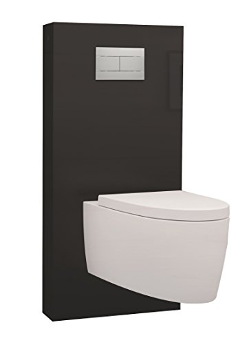 Regiplast QRNSU QR-Box Sanitär Fiberglas für Hänge-WC, schwarz, ohne Steuerung von Regiplast