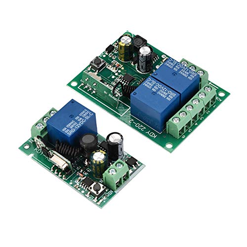 Drahtloser FR-Fernbedienungsschalter - 220 V 433 MHz Drahtloser FR-Fernbedienungsschalter Empfänger-Relaisschalter(2CH) von Regun
