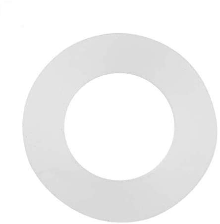 O-Ringe, 12pcs flache Dichtung weiße Silikon O-Ring Dichtungsscheiben, für Balgschläuche, für Rohr, Wasserhahn, Sprüher (1/2inch) von Regun