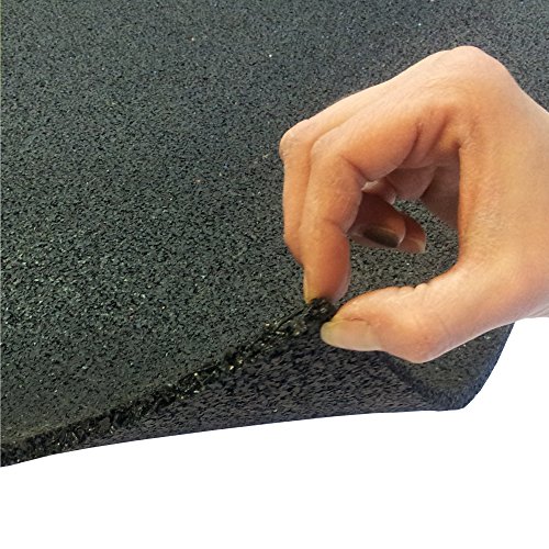 Antirutschmatte Stärke: 8 mm Breite: 40 cm Bautenschutzmatte Gummigranulatmatte Antivibrationsmatte Rollenlänge wählbar** (40 x 800 cm; Stärke 8mm) von Regupol 7210 LS Plus