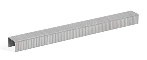 REGUR Typ 11 V2A Flachdraht-Klammern - 1.000 Stück in der Länge 11/8 mm – Edelstahl-Klammern zum Befestigen von Folien, Papier, Pappe, Textilien uvm von Regur