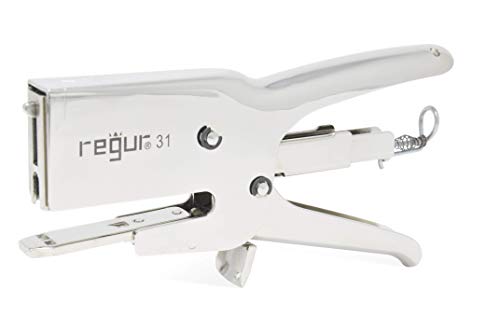 REGUR 31 Verpackungs-Heftzange zum Heften von Karton, Wellpappe, Stoff u.v.m. von Regur