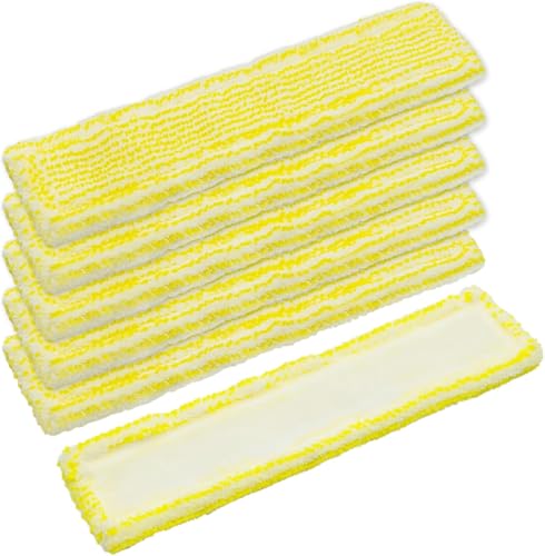 5 Stücke Ersatzpads für Kärcher Fensterreiniger - Fenstersauger Ersatzteile für Karcher - Mikrofaser-Wischmopp-Pads für Karcher WV2 WV5 WV6 Plus Premium - Gelber Ersatzmikrofaser Wischmopppad 5 Stücke Ersatzpads für Kärcher Fensterreiniger - Fenstersauger Ersatzteile für Karcher - Mikrofaser-Wischmopp-Pads für Karcher WV2 WV5 WV6 Plus Premium - Gelber Ersatzmikrofaser Wischmopppad von Reh:ncla