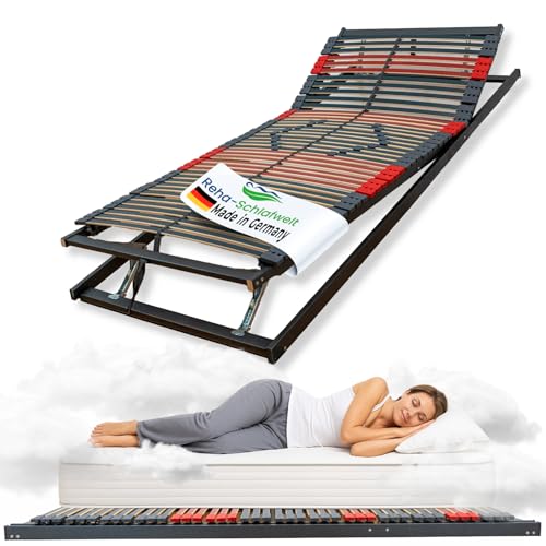 7 Zonen Lattenrost 140x200 cm RELAXANA KF, Kopf- und Fußteil verstellbar, 42 Leisten Bettenrost, stabilisierendes Mittelband, komplett MONTIERT sofort einsetzbar, Härteregulierung 7 Zonen Lattenrost 140x200 cm RELAXANA KF, Kopf- und Fußteil verstellbar, 42 Leisten Bettenrost, stabilisierendes Mittelband, komplett MONTIERT sofort einsetzbar, Härteregulierung von Reha-Schlafwelt