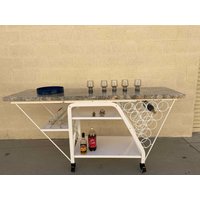 Granit Top Roll Barwagen von RehabVintageLA