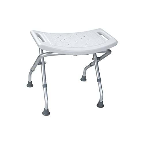 Rehaforum Medical Duschhocker, Duschsitz Badhocker Duschhilfe Duschstuhl, rutschfest & platzsparend zusammenklappbar, seitliche Griffe' von Rehaforum