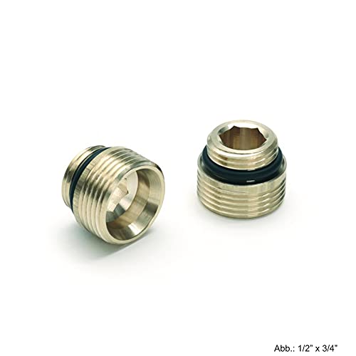 Rehau Rautitan Anschlussnippel-Set, 1/2" x 3/4" von REHAU