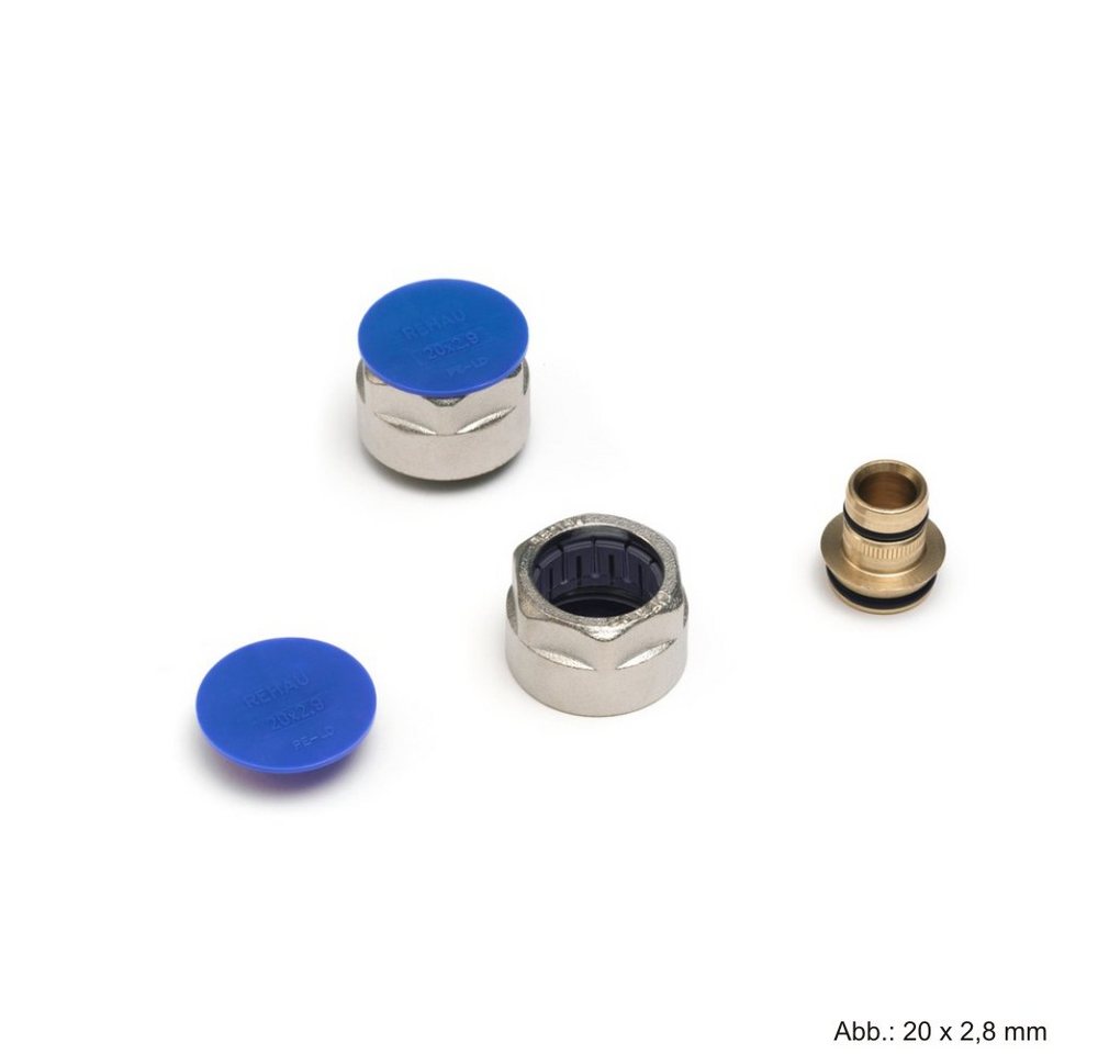 Rehau Wasserrohr Rehau Rautitan Klemmringverschraubung flex, 16 x 2,2 mm, 2er Set Rehau Wasserrohr Rehau Rautitan Klemmringverschraubung flex, 16 x 2,2 mm, 2er Set von Rehau