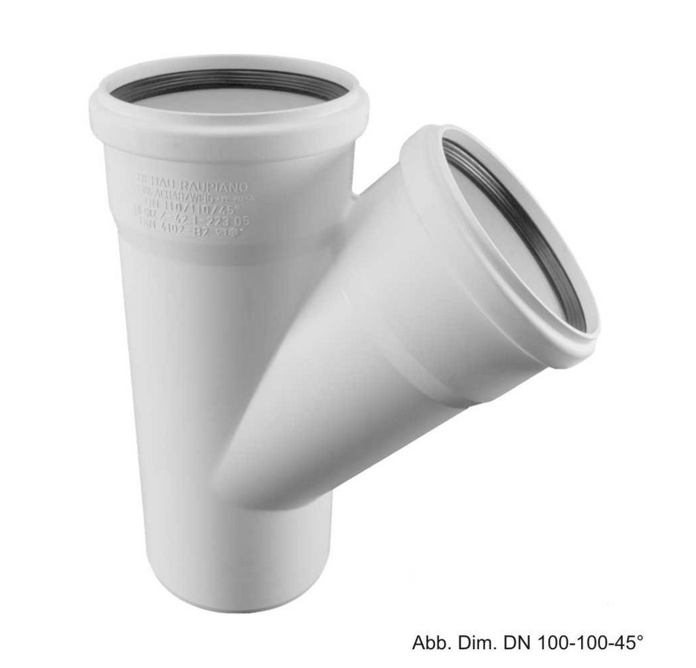 Rehau Wasserrohr Rehau Schalldämmender Raupiano Plus Abzweig DN 40-40-45° Rehau Wasserrohr Rehau Schalldämmender Raupiano Plus Abzweig DN 40-40-45° von Rehau