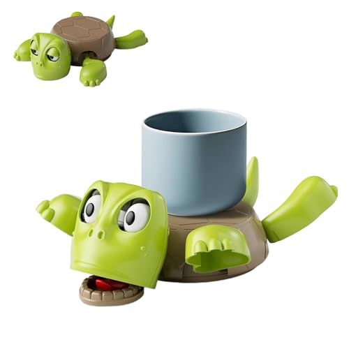 Turtle Coaster,schildkröten untersetzer,schildkröte Coasters,Schwerkraftsensor-Design,Schildkröten Machen lustige Gesichter,wenn sie Gewicht auf dem Rücken tragen,Geschenke für Freunde und Kinder von Rehecher