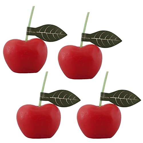 Reheyre 4 Stück Duft Kerze Duft Duft Leichte Kirsche Form Obst Wachs Kerze Aufnahme Requisiten Tragbare Reise Duft Kerzen Rot Reheyre 4 Stück Duft Kerze Duft Duft Leichte Kirsche Form Obst Wachs Kerze Aufnahme Requisiten Tragbare Reise Duft Kerzen Rot von Reheyre