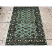 100 X 150 Bokhara Teppich - Tischteppich Bukhara Aus Reiner Wolle Wollteppich Küchenteppich Schlafzimmer von RehmatRugs