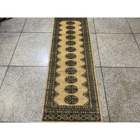 70x200 Beige Teppich Läufer - Wollteppich Wohnzimmer Küchenteppich Schlafzimmer von RehmatRugs