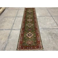 700x3000 Super Kazak Teppich - Sea Green Kabul Läufer Hohe Qualität 70x300 von RehmatRugs