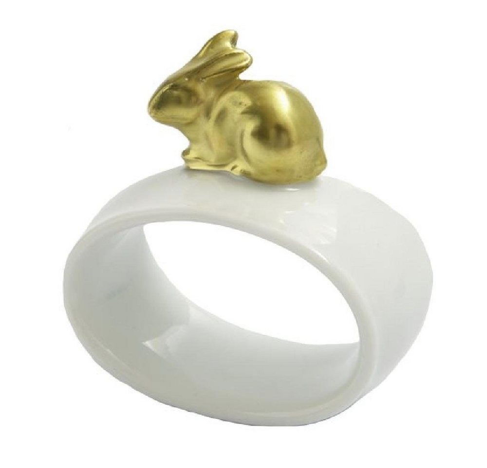 Reichenbach Osterhase Serviettenring Hase Gold von Reichenbach