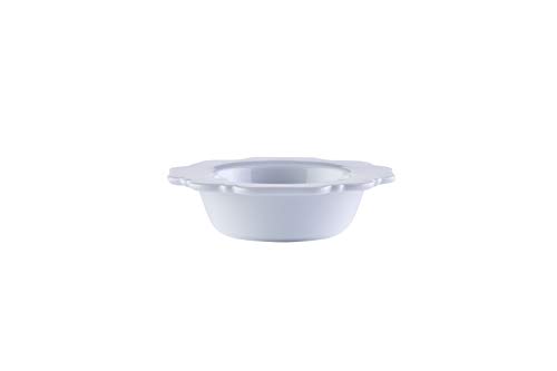 Reichenbach Porzellan Schale mit Rand aus der Serie Taste von Paola Navone - 9 cm - Weiss von Reichenbach