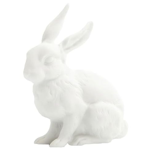 Reichenbach Porzellanfigur Hase sitzend, weiß, glasiert - handgefertigt - Osterdeko Reichenbach Porzellanfigur Hase sitzend, weiß, glasiert - handgefertigt - Osterdeko von ANGEL CITIZ