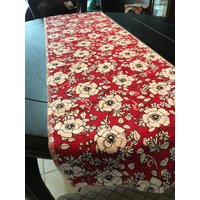 12cm X 102cm Tischläufer. Rote Schwarz Weiße Rose. Ende Tischdekoration. Sitzbankcouch, Barunterlage. Deckchen. Wohndekor. Geschenk von ReidBabyBlankets